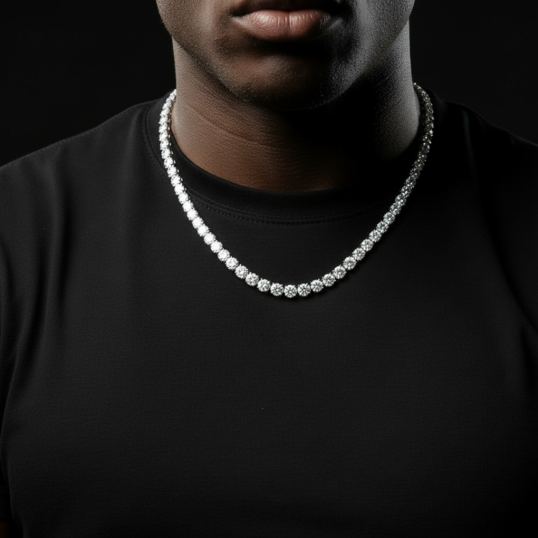 PURECUTS ICE VVS1 White Gold Tennis