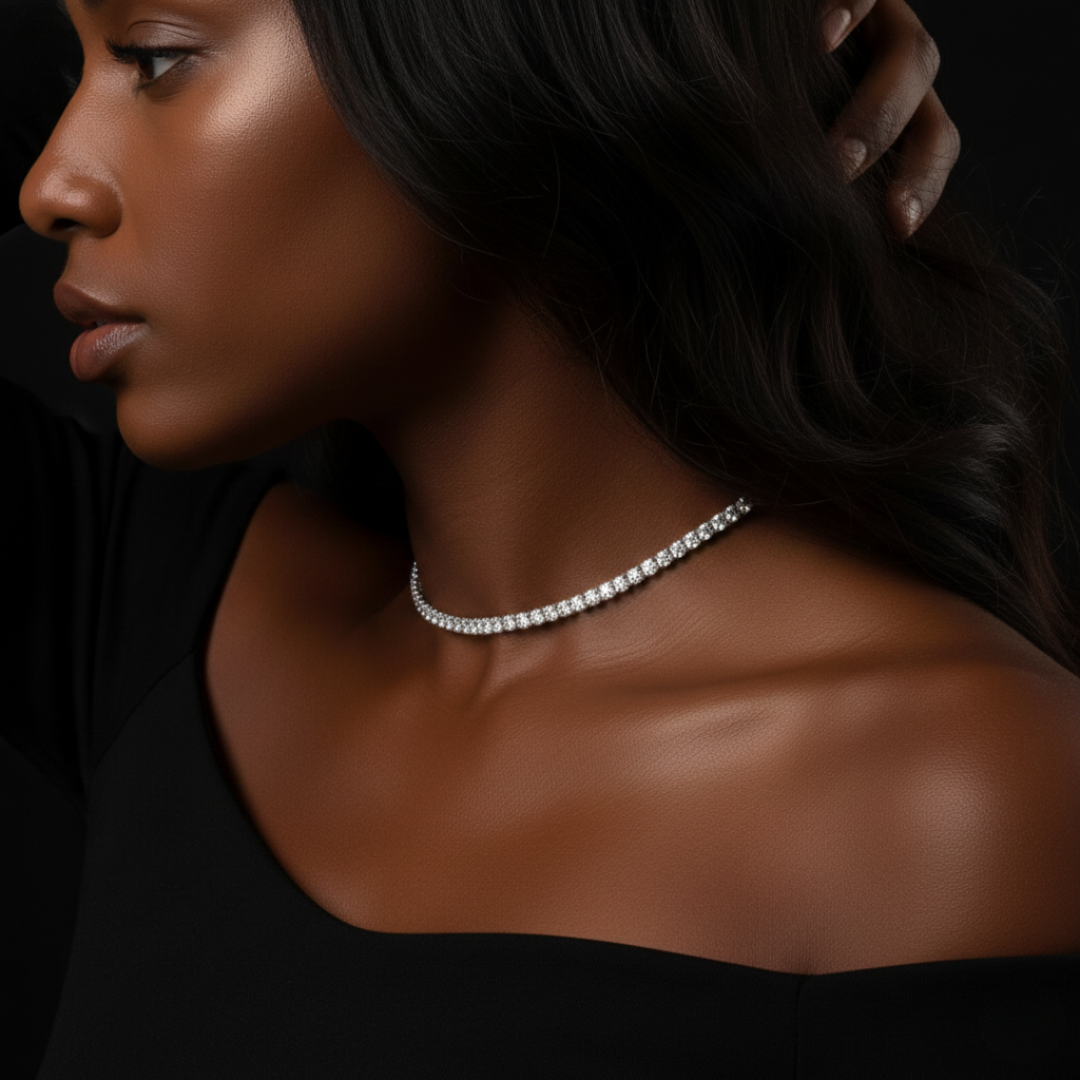 CLARITYCUTS ICE VVS1 18K White Gold Tennis