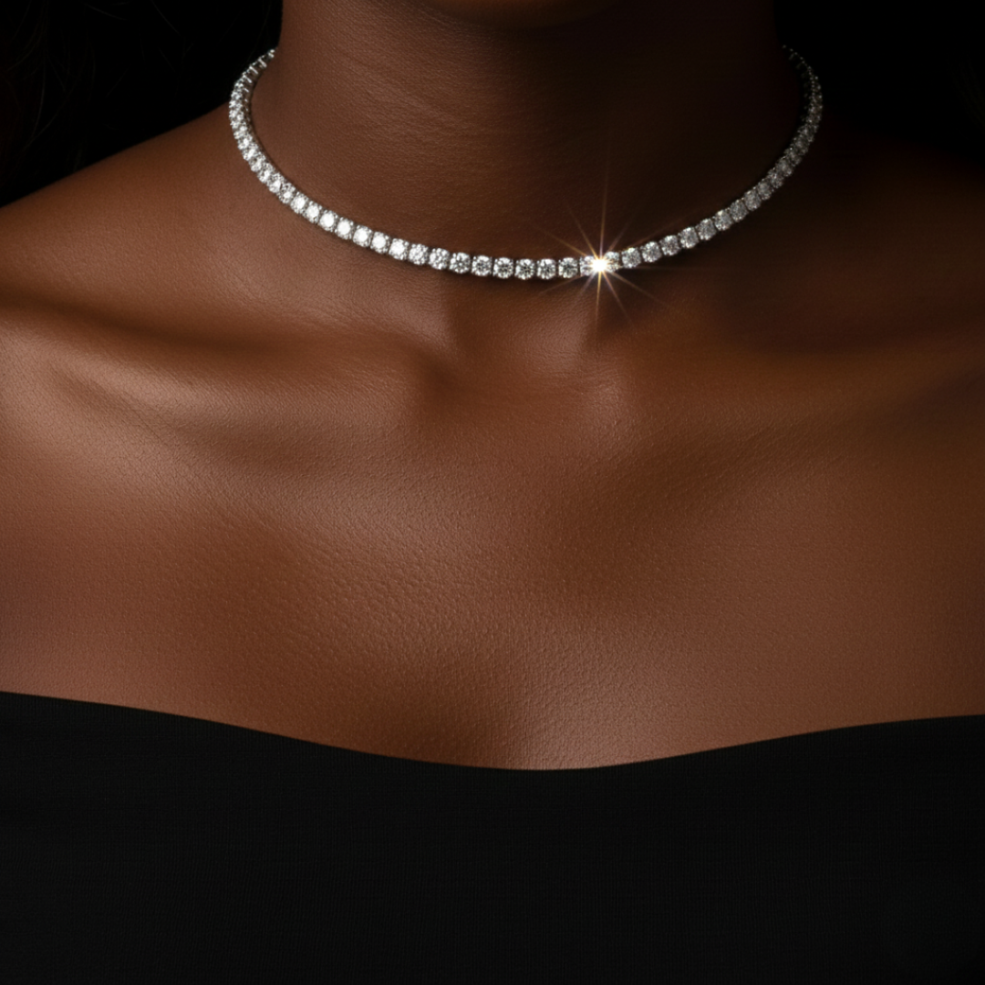 PURECUTS ICE VVS1 White Gold Tennis