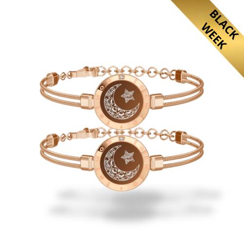 Snake Chain Roségull | Touch-armbånd