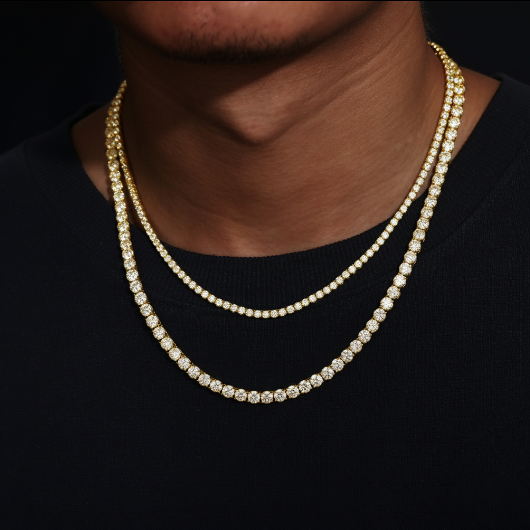 PURECUTS ICE VVS1 18K Gold Tennis