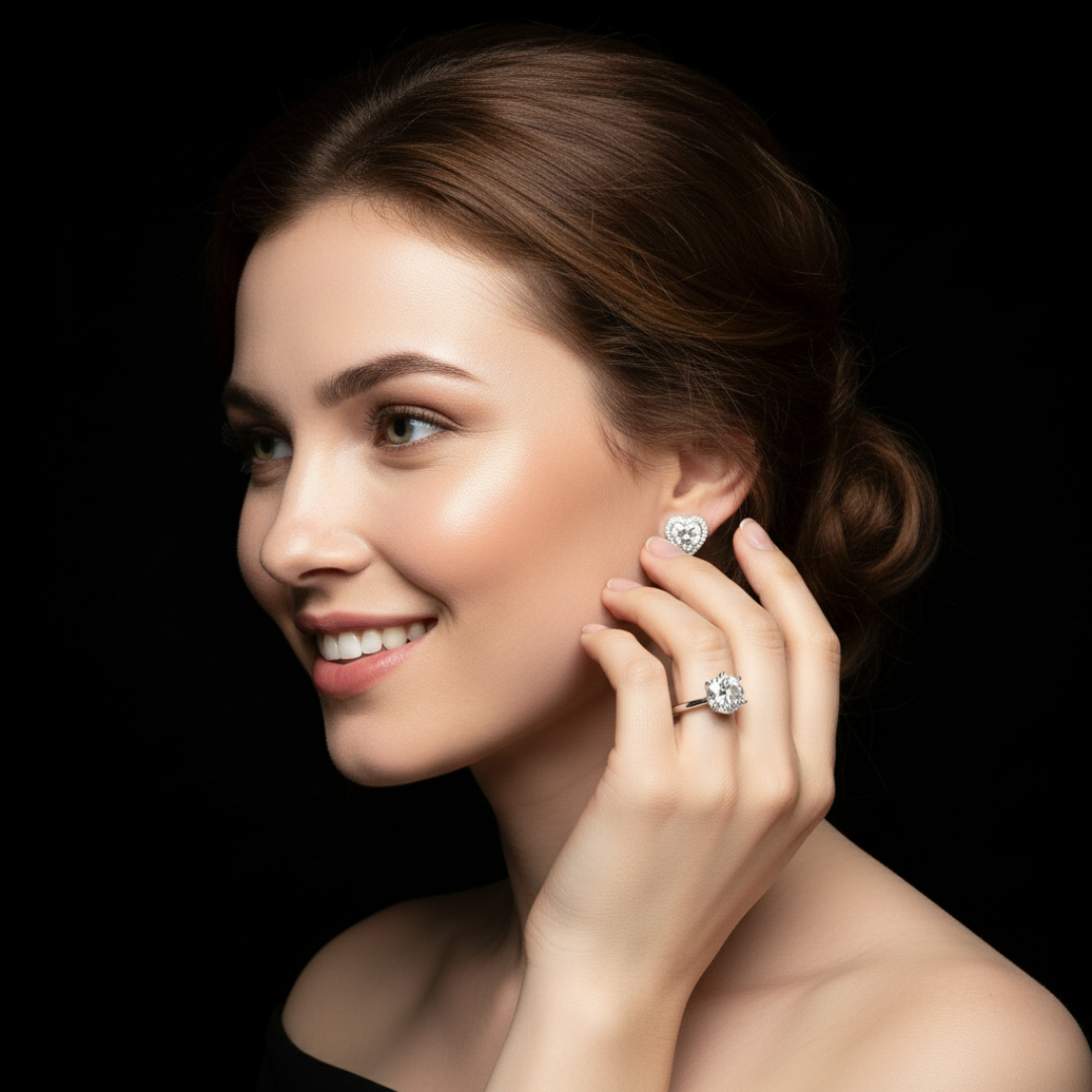 CROWN OF ICE VVS1 White Gold Ring