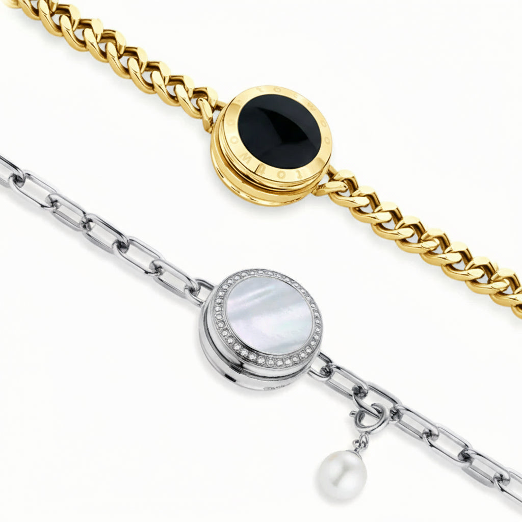 Soulmate 2.0 Touch Bracelet (Silver + Silver)