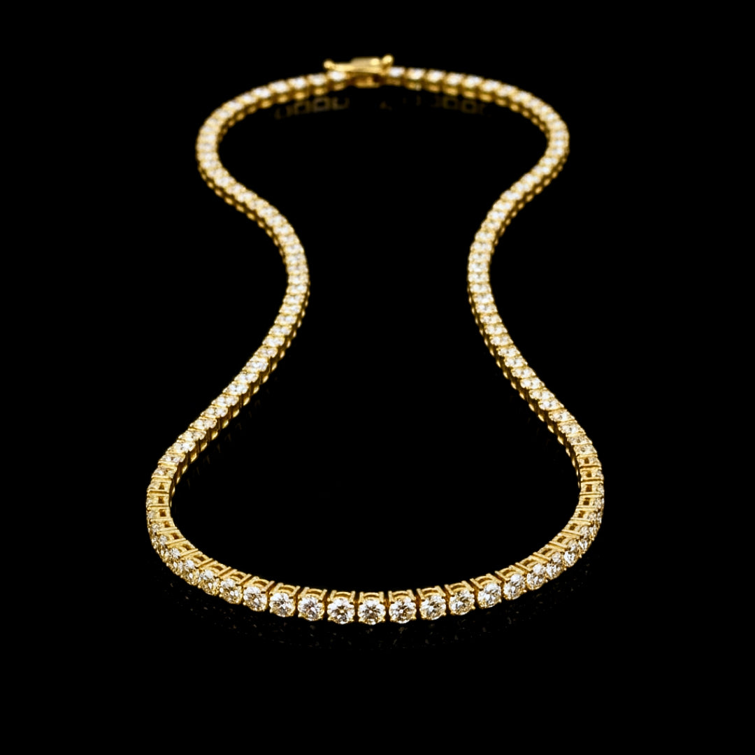 CLARITYCUTS ICE VVS1 18K Gold Tennis