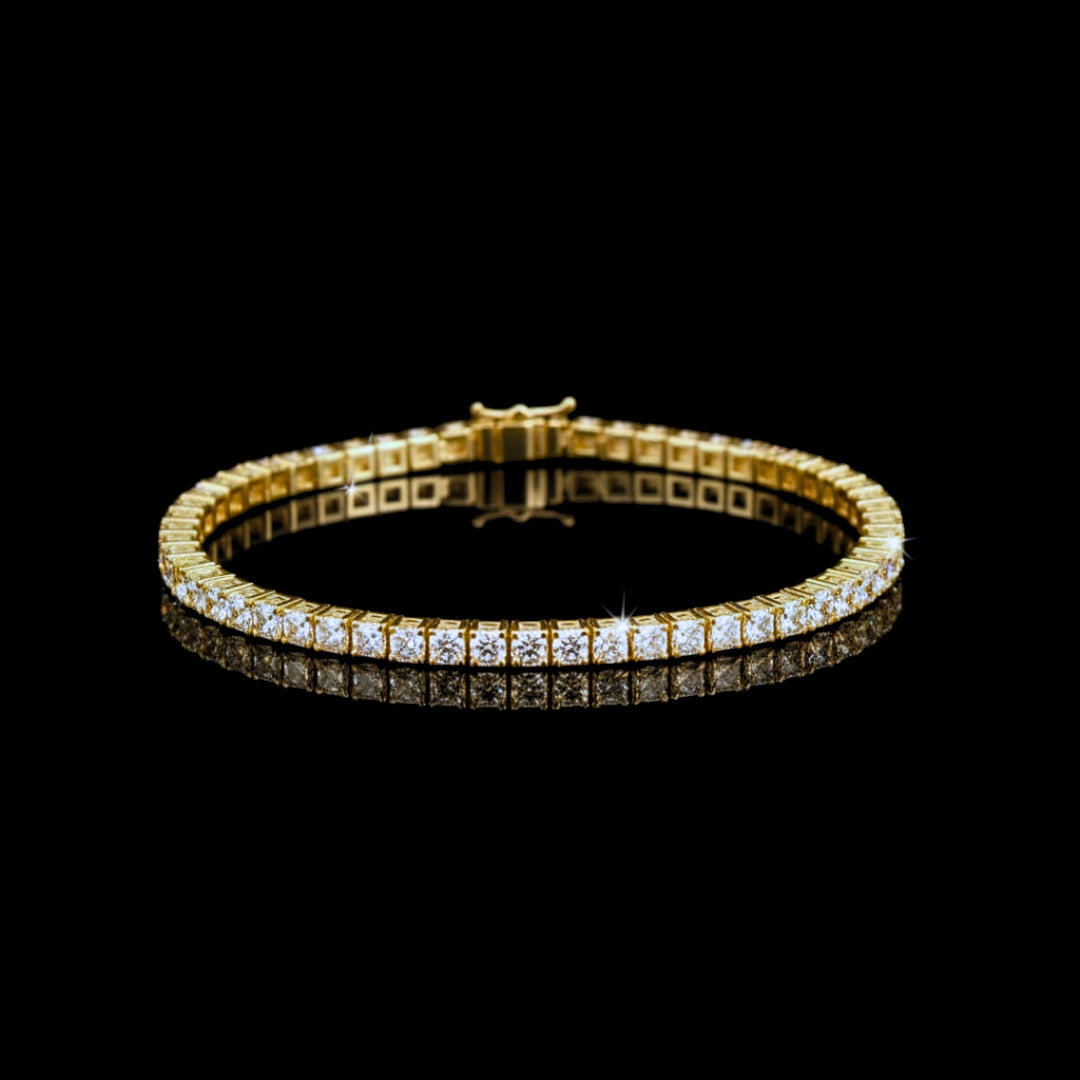 CLARITYCUT ICE VVS1 18K Gold Tennis