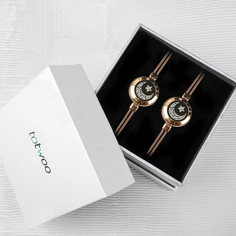 Snake chain Black & Rose Gold | Touch Bracelet