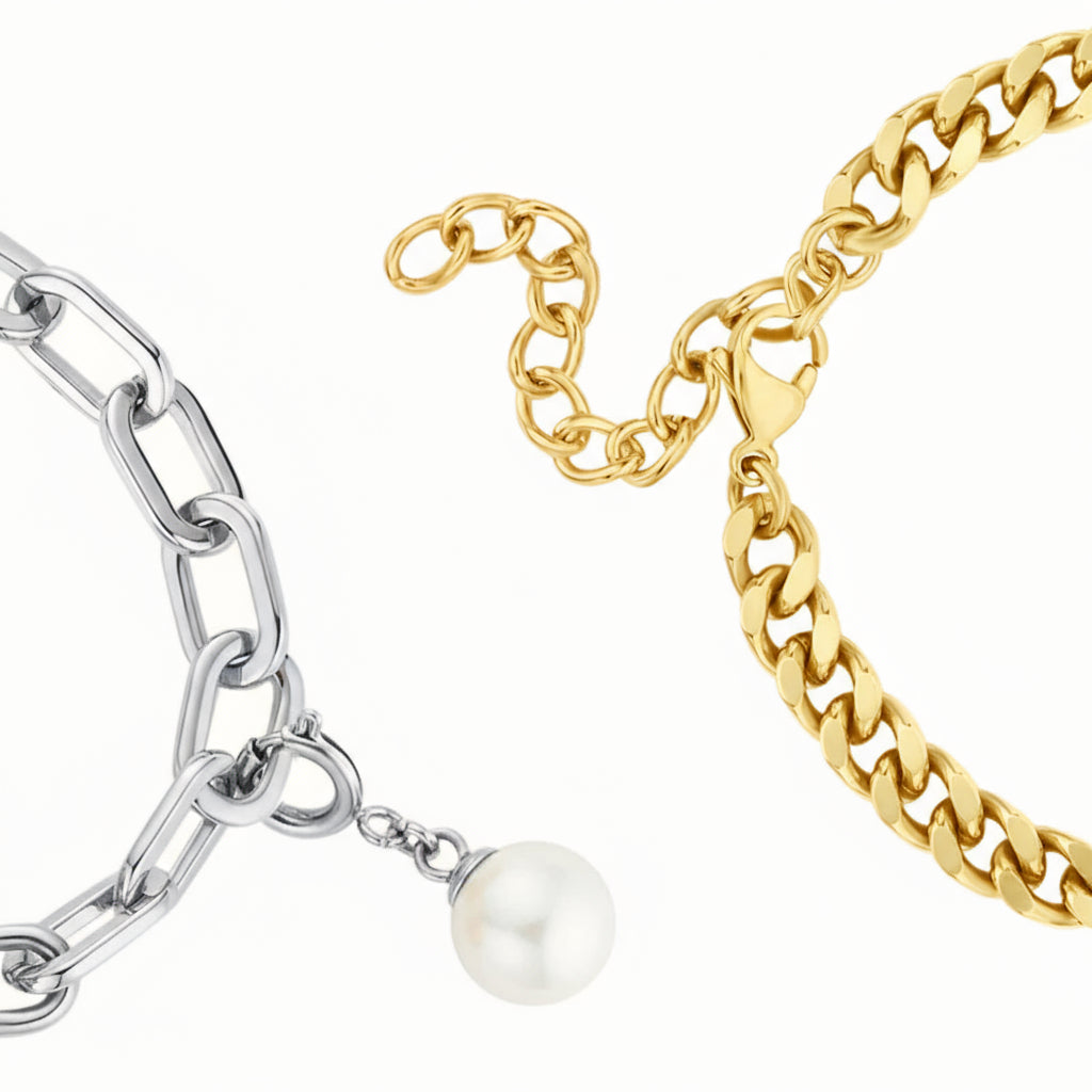 Soulmate 2.0 Guld & Sølv | Touch armbånd