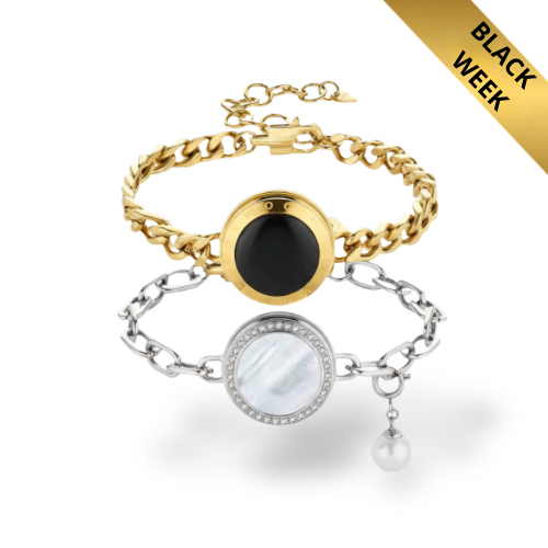 Soulmate 2.0 Gull & Sølv | Touch-armbånd