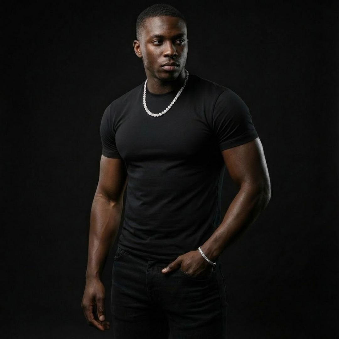 ROYAL ICE VVS1 18K White Gold Cuban