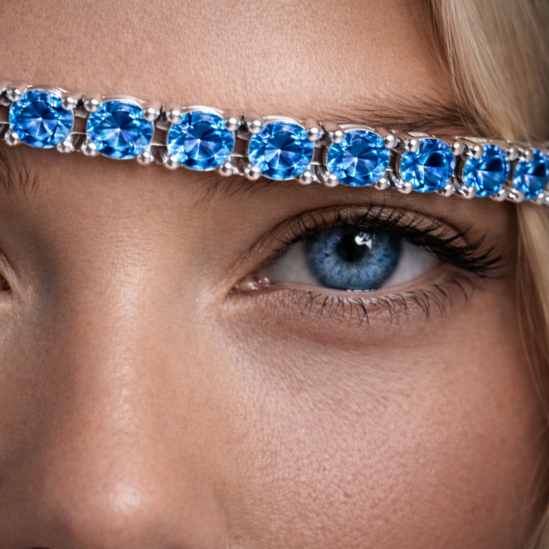 PURECUTS ICE BLUE VVS1 18K White Gold Tennis