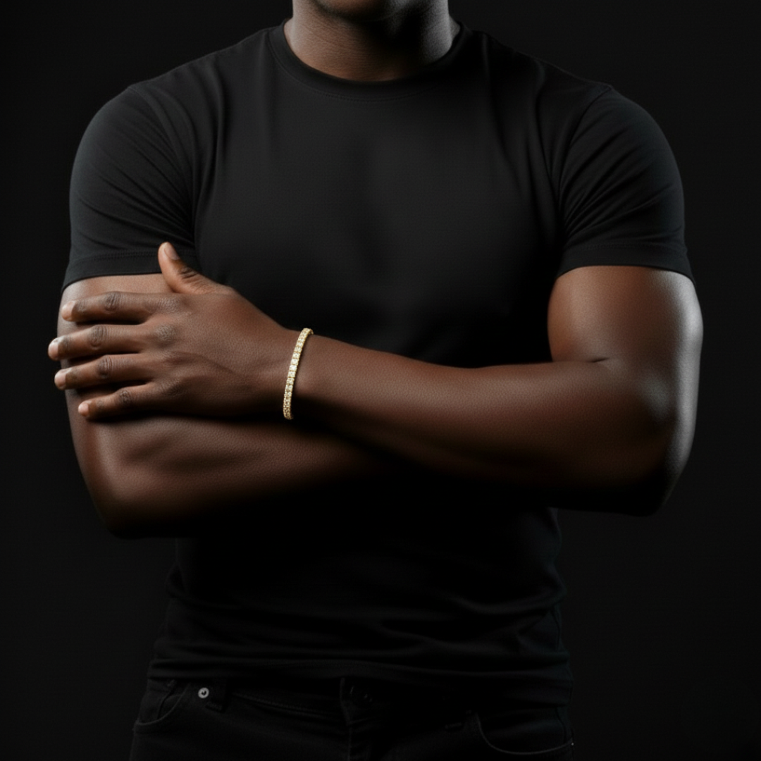 PURECUT ICE VVS1 18K Gold Tennis