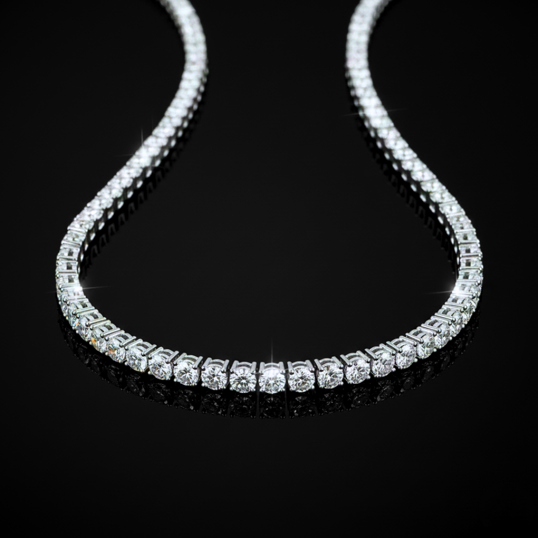 PURECUTS ICE VVS1 White Gold Tennis