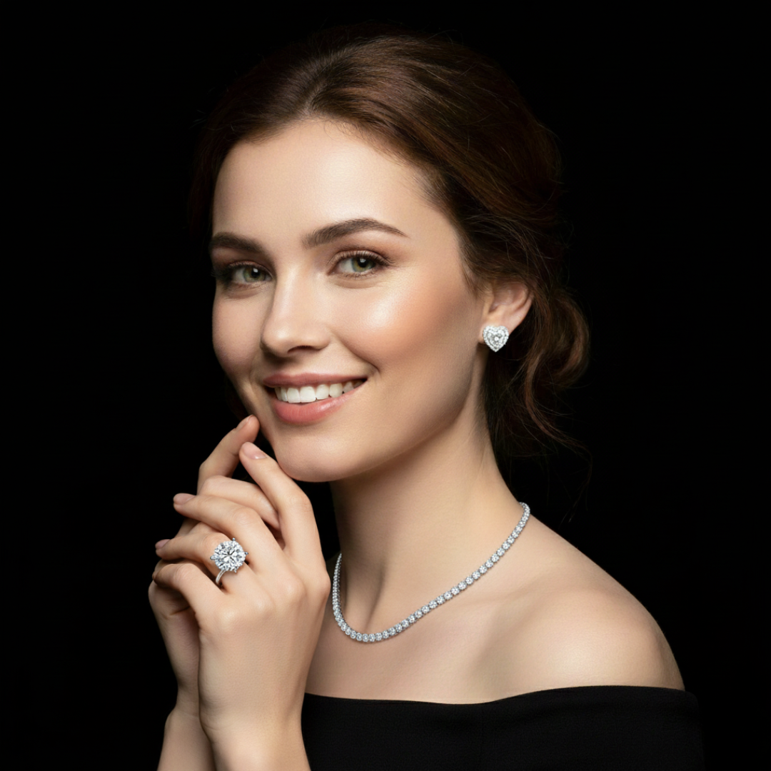 CROWN OF ICE VVS1 White Gold Ring