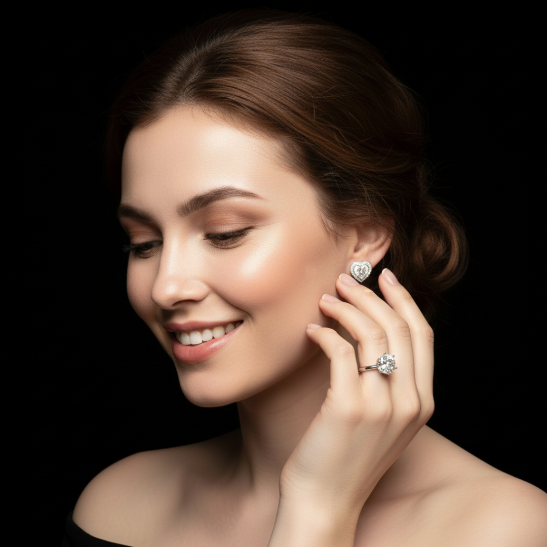 CROWN OF ICE VVS1 White Gold Ring