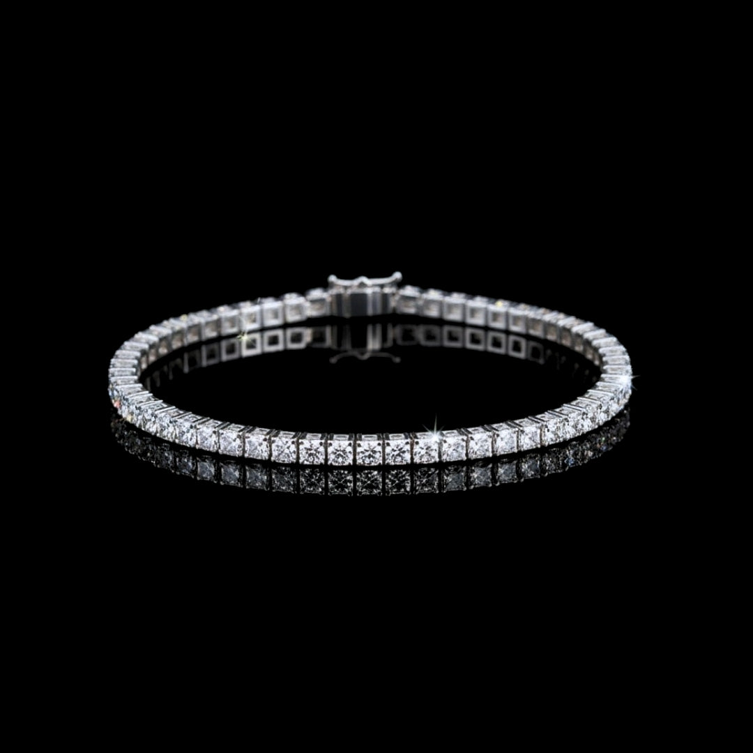 CLARITYCUT ICE VVS1 18K White Gold Tennis