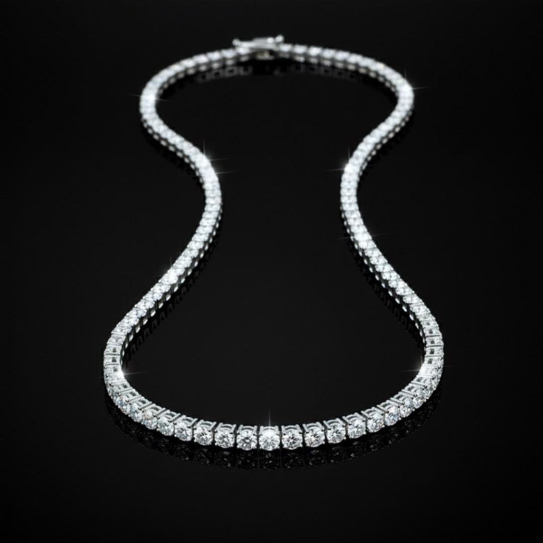 PURECUTS ICE VVS1 White Gold Tennis