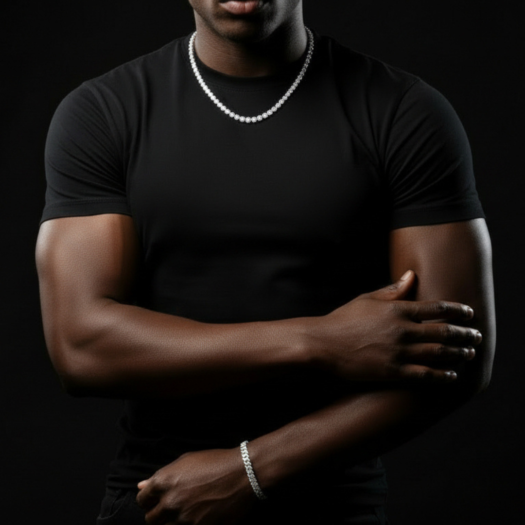 PURECUTS ICE VVS1 White Gold Tennis