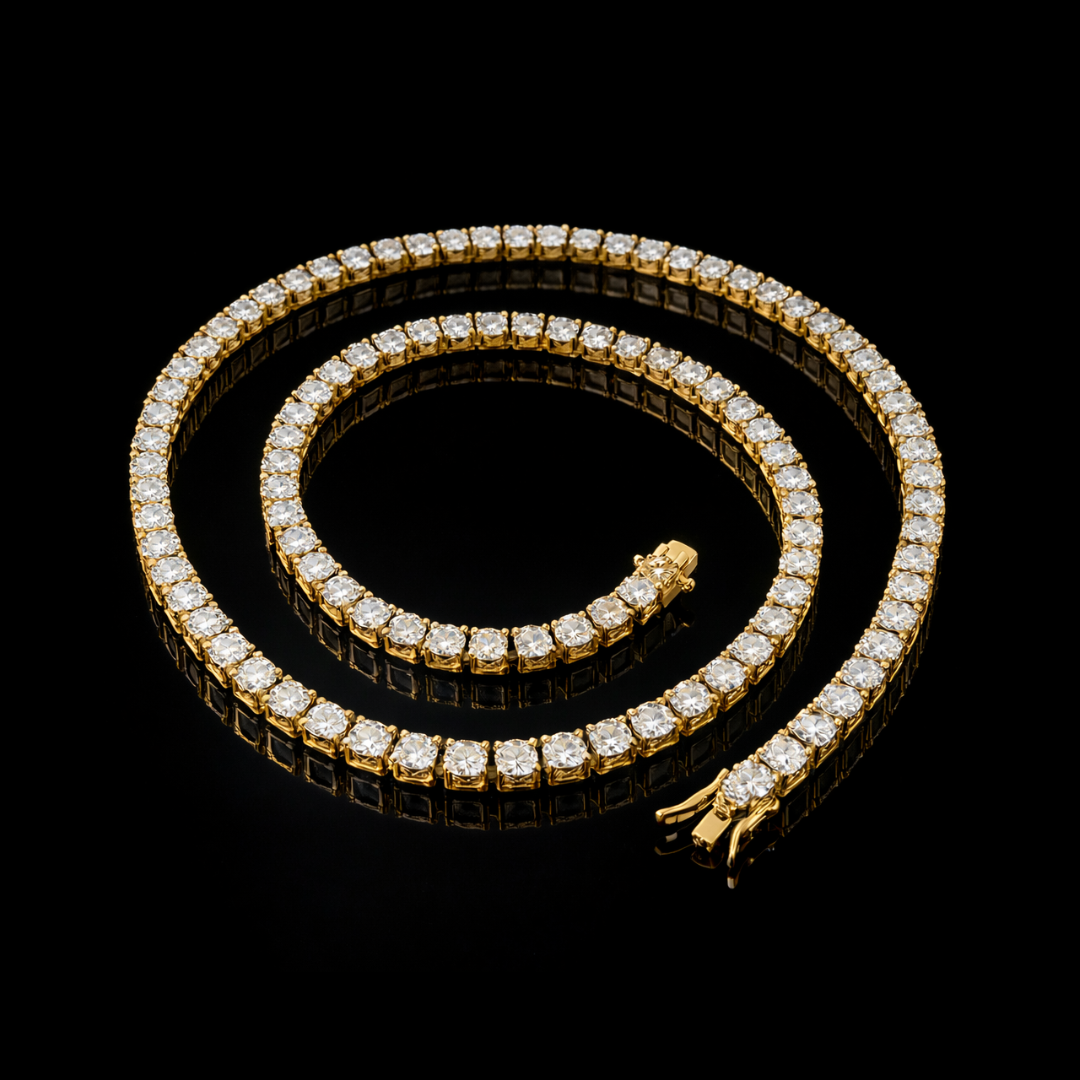 PURECUTS ICE VVS1 18K Gold Tennis