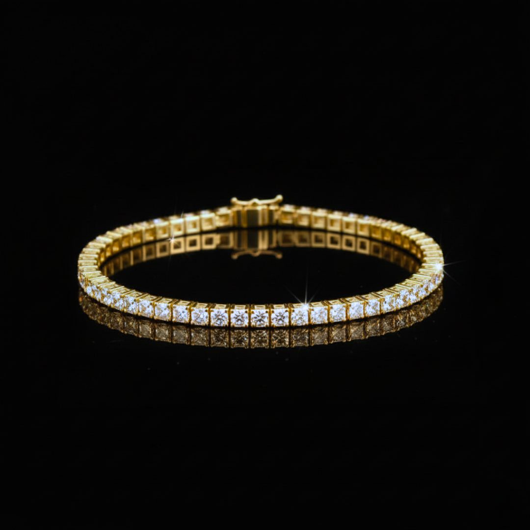 PURECUT ICE VVS1 18K Gold Tennis