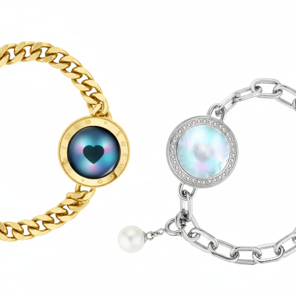 Soulmate 2.0 Touch Bracelet (Silver + Silver)