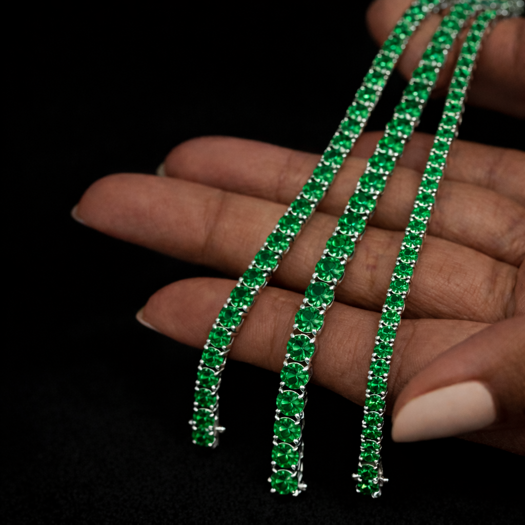 PURECUTS ICE VVS1 18K White Gold Tennis